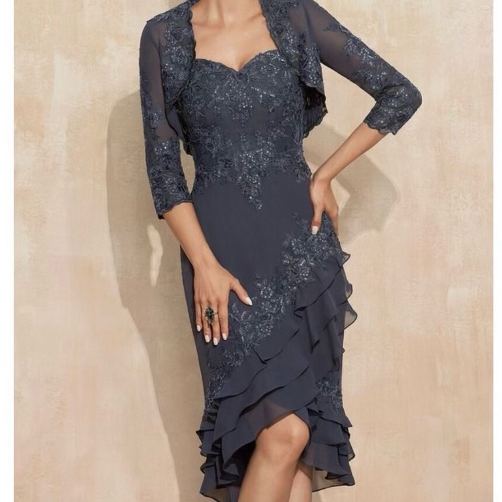 JJ’s House size 12 brand new dress with cover